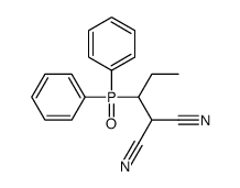 2-(1-diphenylphosphorylpropyl)propanedinitrile Structure