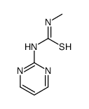 1-methyl-3-pyrimidin-2-ylthiourea结构式