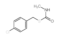 Carbamothioic acid, N-methyl-, S-[(4-chlorophenyl)methyl]ester picture