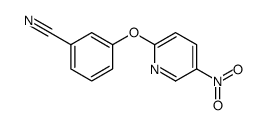 Benzonitrile, 3-[(5-nitro-2-pyridinyl)oxy]结构式