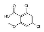 2,4-dichloro-6-methoxybenzoic acid结构式