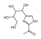 1-[5-(1,2,3,4-Tetrahydroxybutyl)-1H-imidazol-2-yl]ethanone Structure