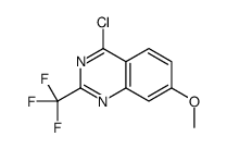 4-Chloro-7-methoxy-2-trifluoromethyl-quinazoline structure