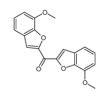 bis(7-methoxy-1-benzofuran-2-yl)methanone结构式
