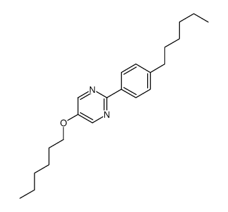 5-Hexoxy-2-(4-hexylphenyl)-pyrimidine结构式