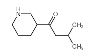 3-methyl-1-piperidin-3-ylbutan-1-one() Structure