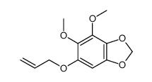 4,5-dimethoxy-6-prop-2-enoxy-1,3-benzodioxole Structure