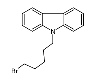 9-(5-bromopentyl)carbazole Structure