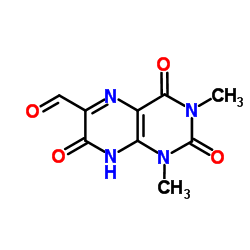 1,3-Dimethyl-2,4,7-trioxo-1,2,3,4,7,8-hexahydro-6-pteridinecarbaldehyde Structure