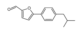 5-(4-isobutyl-phenyl)-furan-2-carbaldehyde结构式