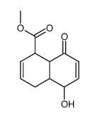 5-hydroxy-8-oxo-1,4,4a,5,8,8a-hexahydro-[1]naphthoic acid methyl ester结构式