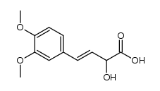 (+/-)-4t()-(3,4-dimethoxy-phenyl)-2-hydroxy-but-3-enoic acid Structure