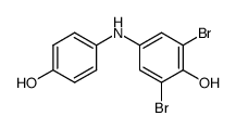 2,6-dibromo-4,4'-imino-di-phenol Structure