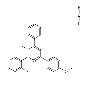 2-(4-methoxyphenyl)-4-phenyl-5-methyl-6-(2,3-dimethylphenyl)pyrylium tetrafluoroborate Structure