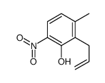 2-ALLYL-3-METHYL-6-NITROPHENOL结构式