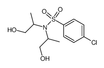 4-chloro-benzenesulfonic acid-[bis-(β-hydroxy-isopropyl)-amide]结构式