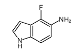 4-FLUORO-1H-INDOL-5-AMINE structure