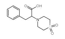 2-(1,1-二氧代-1lambda6,4-噻嗪-4-基)-3-苯丙酸结构式