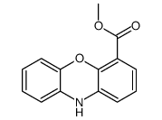 methyl 10H-phenoxazine-4-carboxylate结构式