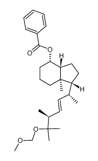 (22E,24S)-de-A,B-8β-(benzoyloxy)-25-((methoxymethyl)oxy)ergost-22-ene结构式