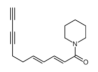 1-piperidin-1-ylundeca-2,4-dien-8,10-diyn-1-one结构式