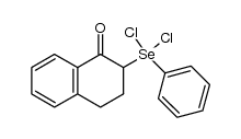 2-(dichloro(phenyl)-l4-selanyl)-3,4-dihydronaphthalen-1(2H)-one结构式