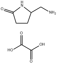 5-(Aminomethyl)pyrrolidin-2-one oxalate Structure