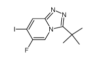 3-tert-butyl-6-fluoro-7-iodo-[1,2,4]triazolo[4,3-a]pyridine Structure