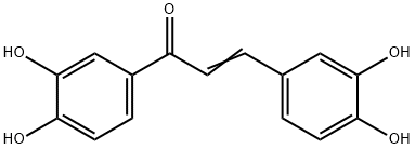 2-Propen-1-one, 1,3-bis(3,4-dihydroxyphenyl)- Structure