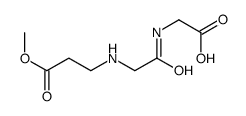2-[[2-[(3-methoxy-3-oxopropyl)amino]acetyl]amino]acetic acid Structure
