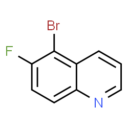 5-Bromo-6-fluoroquinoline Structure