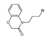 4-(3-bromopropyl)-2H-benzo[b][1,4]oxazin-3(4H)-one Structure