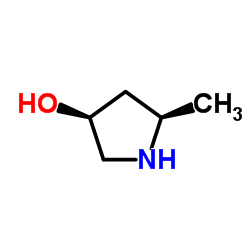 (3S,5R)-5-Methylpyrrolidin-3-ol结构式