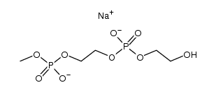 2-hydroxyethyl-2-(ethyl methyl phosphate)phosphate Structure