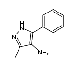 3-methyl-5-phenyl-1(2)H-pyrazol-4-ylamine Structure