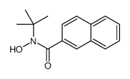 N-tert-butyl-N-hydroxynaphthalene-2-carboxamide结构式