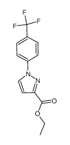 ethyl 1-[4-(trifluoromethyl)phenyl]-1H-pyrazole-3-carboxylate Structure