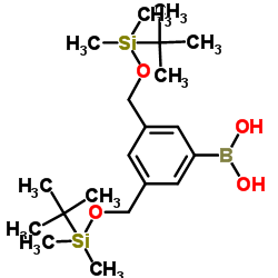 3,5-Bis(tert-butyldimethylsilyloxymethyl)phenylboronic acid structure