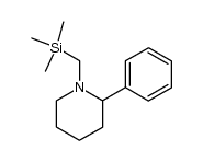 2-phenyl-1-((trimethylsilyl)methyl)piperidine Structure