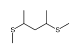 2,4-bis(methylsulfanyl)pentane Structure