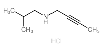 But-2-ynyl-isobutyl-amine hydrochloride Structure