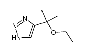 4-(1-ethoxy-1-methylethyl)-1H-1,2,3-triazole Structure