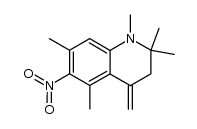 1,2,2,5,7-pentamethyl-4-methylene-6-nitro-1,2,3,4-tetrahydroquinoline Structure