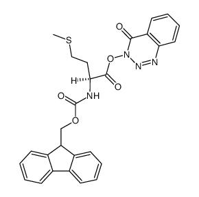 Fmoc-Met-ODhbt structure