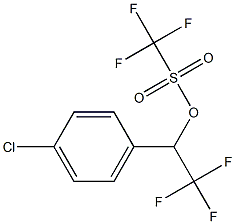 1-(4-Chlorophenyl)-2,2,2-trifluoroethyl trifluoromethanesulfonate Structure