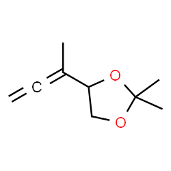 1,3-Dioxolane,2,2-dimethyl-4-(1-methyl-1,2-propadienyl)- (9CI)结构式