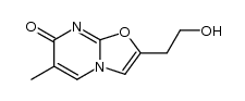 2-(2-hydroxyethyl)-6-methyl-7H-oxazolo[3,2-a]pyrimidin-7-one结构式