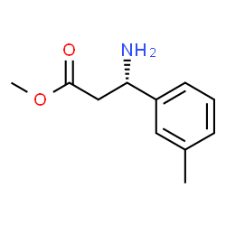 METHYL (3S)-3-AMINO-3-(3-METHYLPHENYL)PROPANOATE Structure