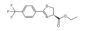 ethyl (R)-2-(4-(trifluoromethyl)phenyl)-4,5-dihydrothiazole-4-carboxylate Structure