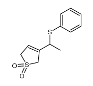 3-[1-(phenylthio)ethyl]-3-sulfolene结构式